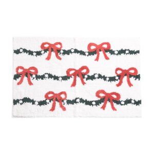 NWT KASSATEX 21x34 Bow Garland Bath Rug